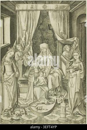 The Holy Family with Saints Anne and Catherine of Alexandria 1648 ...