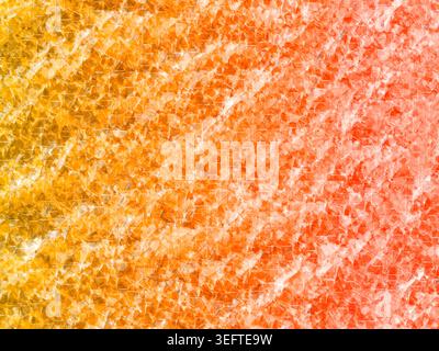 Orange and Yellow Textured Abstract Background with Geometric Pattern and Warm Gradient Stock Photo