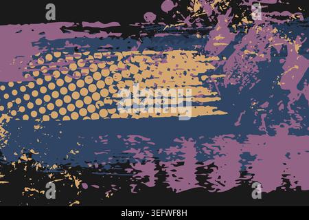 Abstract Grunge Background. Horizontal template. Stock Vector