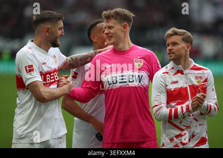 Goalkeeper Alexander NUEBEL (GER) after the end of the game, player ...