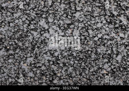 Top view of an asphalt paved street. Stock Photo
