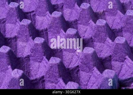 Abstract Textured Seamless Purple Egg Carton Packaging Material Stock Photo