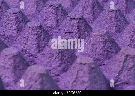 Abstract Textured Seamless Purple Egg Carton Packaging Material Stock Photo