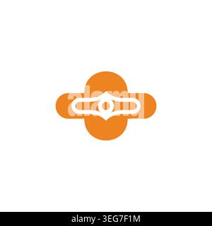 abstract sanitary napkins simple geometric logo vector Stock Vector