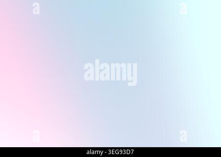 Soft pastel gradient background with dreamy pink and blue tones for minimal modern design Stock Photo