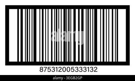 Fake ITF-14 Bar Code Stock Vector