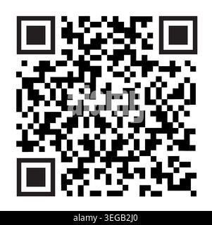 Fake QR Code - Large Stock Vector