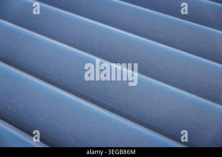 Diagonal Plastic Pipes Texture Background with Dust and Industrial Pattern Stock Photo