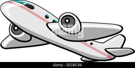 Airliner - pastel Stock Vector
