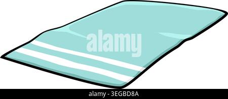 Beach Towel - pastel Stock Vector