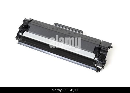 Toner cartridge isolated on white background Stock Photo