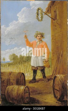 "Autumn, painting by David Teniers (baptized December 15, 1610 in Antwerp, died April 25, 1690 in Brussels), Flemish painter, draughtsman, and curator. He was an innovator in a variety of genres, including history painting, genre painting, landscape, portraiture, and still life. He is most remembered today as the leading Flemish genre painter of his time. Reproduction of a 17th-century painting. Authentic, file restored for optimal use; exact date of the original unknown." Stock Photo