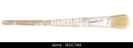 Stain paint brush isolated on white background Stock Photo