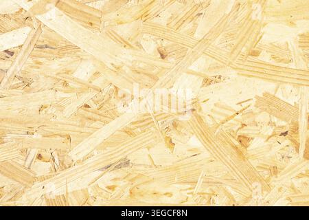 Wood chipboard background texture. Full frame Stock Photo