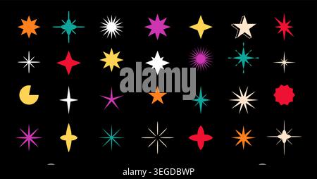Simple abstract funky shape geometric background. Simple and modern figure element graphic design template. Vector pattern. Stock Vector