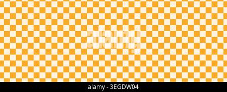 Black white checkerboard background, pattern grid. Retro psychedelic checkered wallpaper. Wavy groovy chessboard surface. Distorted geometric grid. Vector illustration Stock Vector