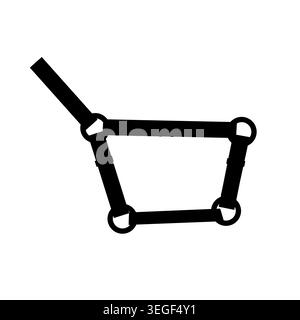 Vector flat horse halter  Stock Vector
