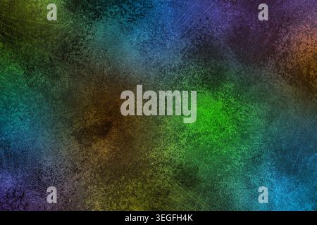 Abstract Background with Dark Multicolor Grunge Texture With Powder Blend Stock Photo
