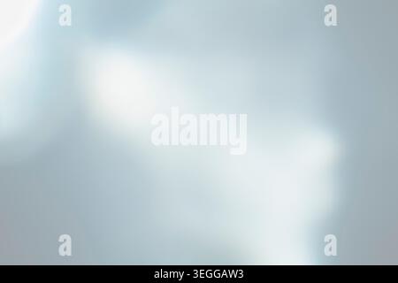 Soft pale blue and white abstract blurred gradient background Stock Photo