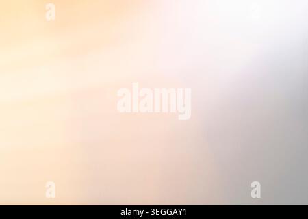 Warm soft peach and white light fade gradient abstract background Stock Photo