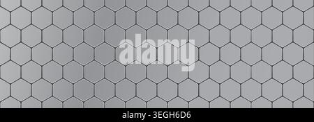 Pattern hexagon modern with fiber honeycomb vector and 3d abstract art. Background bee black with blue cell comb and dark digital effect. Fishnet Stock Vector