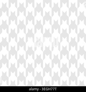 Houndstooth Seamless Pattern. Vector pattern with shapes on a transparent background. Includes geometrical shapes in a repeated layout. Usable for various ornamental design projects. Stock Vector