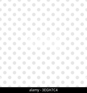 Dotted Rounded Grid Seamless Pattern. Vector pattern with shapes on a transparent background. Includes geometrical shapes in a repeated layout. Usable for various ornamental design projects. Stock Vector