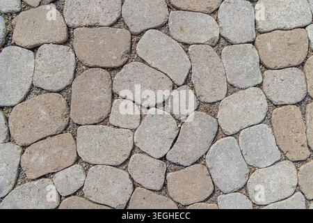Modern pathway in a garden or park as background Stock Photo