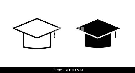 Education icon illustration. Pixel perfect vector graphics Stock Vector