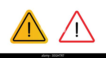Error icon illustration. Pixel perfect vector graphics Stock Vector