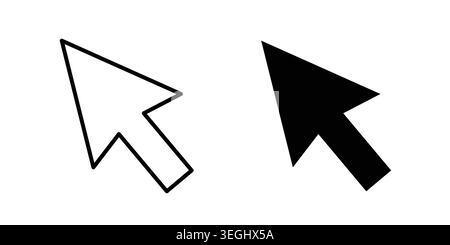 Mouse icon illustration. Pixel perfect vector graphics Stock Vector