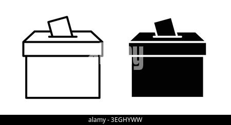 Voting icon illustration. Pixel perfect vector graphics Stock Vector