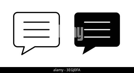Text icon illustration. Pixel perfect vector graphics Stock Vector
