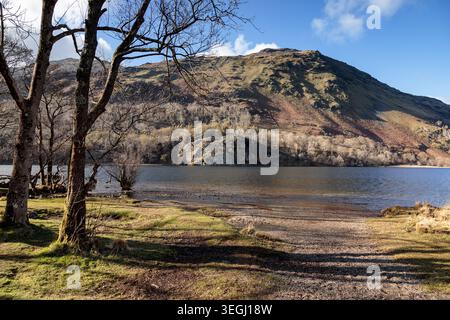 Llyn Gwynant in the Snowdonia National park, North Wales Stock Photo