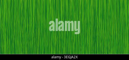 Vertical green grass texture seamless background pattern Stock Vector