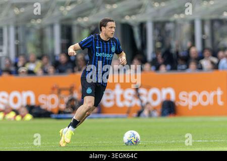 Verona Rome Piotr Zielinski of Inter seen in action during the Serie A 2026/27 ...