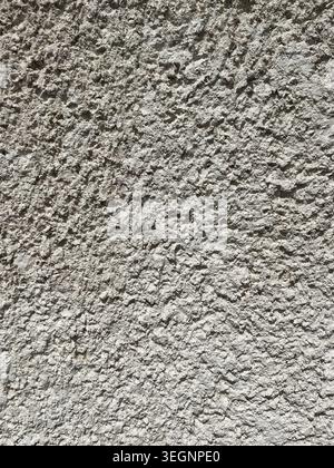 Light Gray Stucco Wall Texture Rough Plaster Background Stock Photo