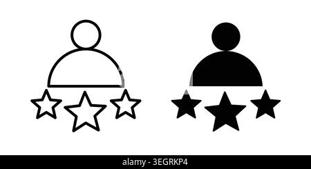 Customer satisfaction icon vector symbol graphics Stock Vector