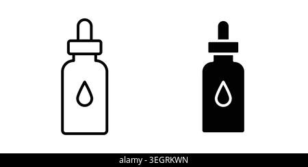 Essential oils icon vector symbol graphics Stock Vector