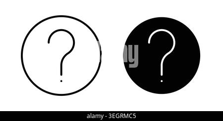 Help icon vector symbol graphics Stock Vector