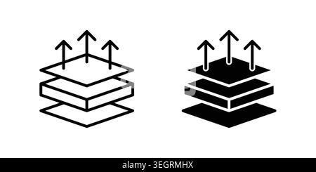 Insulation icon vector symbol graphics Stock Vector