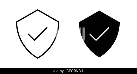 Safe icon vector symbol graphics Stock Vector