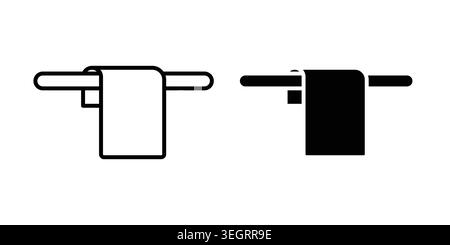 Towel icon vector symbol graphics Stock Vector