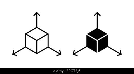 Bim icon symbol. Vector illustration pack in black color. Stock Vector
