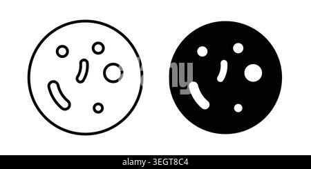 Probiotics icon vector, symbol, logo illustrations Stock Vector