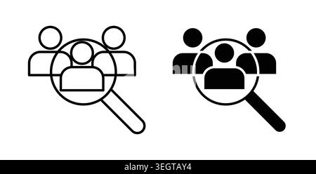 Job candidate icon vector art Illustrations Stock Vector