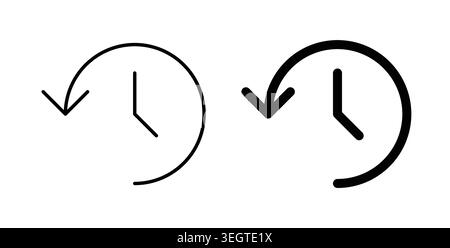 Past time icon vector art Illustrations Stock Vector