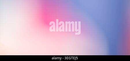 Soft pink purple and blue pastel abstract blurred gradient background Stock Photo