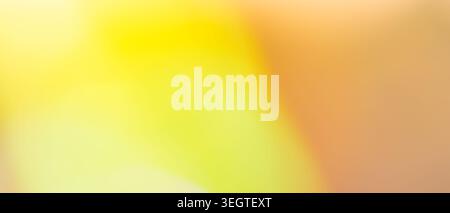 Bright yellow green gradient abstract background blending into warm peach orange tones Stock Photo