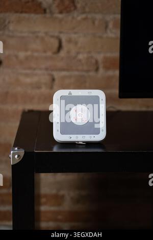 Smart home security control panel device Stock Photo